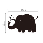 Krétával írható matrica - Elefánt